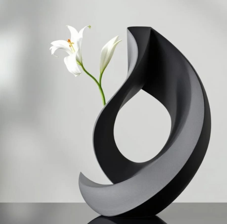 3d printed vase_sculpture vase